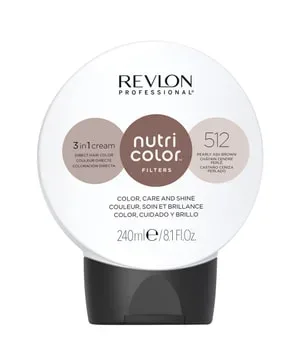 Revlon Professional Nutri Color 3 in 1 Coloration 240 ml Schwarz Damen
