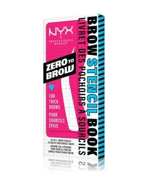 NYX-PROFESSIONAL-MAKEUP - Zero To Brow Stencil Thick Brow