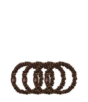 Slip Pure Silk Back To Basics Skinny Scrunchies Dark Brown Haargummi 4 Stk