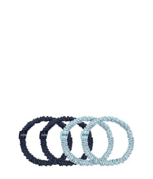 Dore & Rose Scrunchie 1 cm Set Dark Blue & Light Blue Haargummi 4 Stk