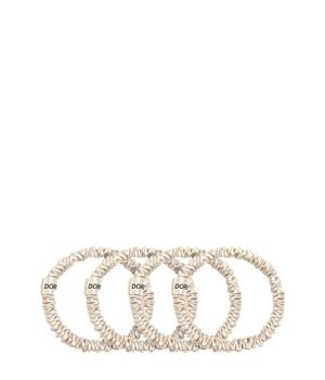 Dore & Rose Scrunchie 1 cm Set Champagne Haargummi 4 Stk