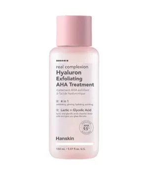 Hanskin Real Complexion Hyaluron Exfoliating AHA Treatment Gesichtswasser 150 ml