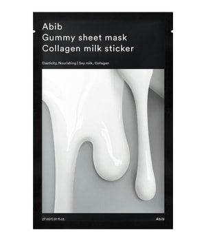 Abib Gummy Sheet Mask Collagen Milk Sticker Gesichtsmaske 1 Stk