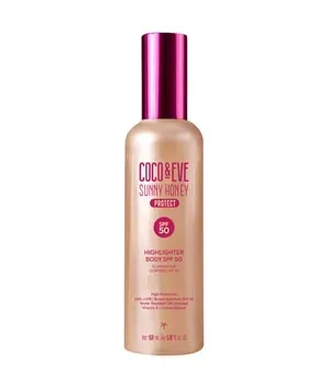 Coco & Eve Sunny Honey Protect Highlighter Body SPF 50 Sonnenöl 150 ml