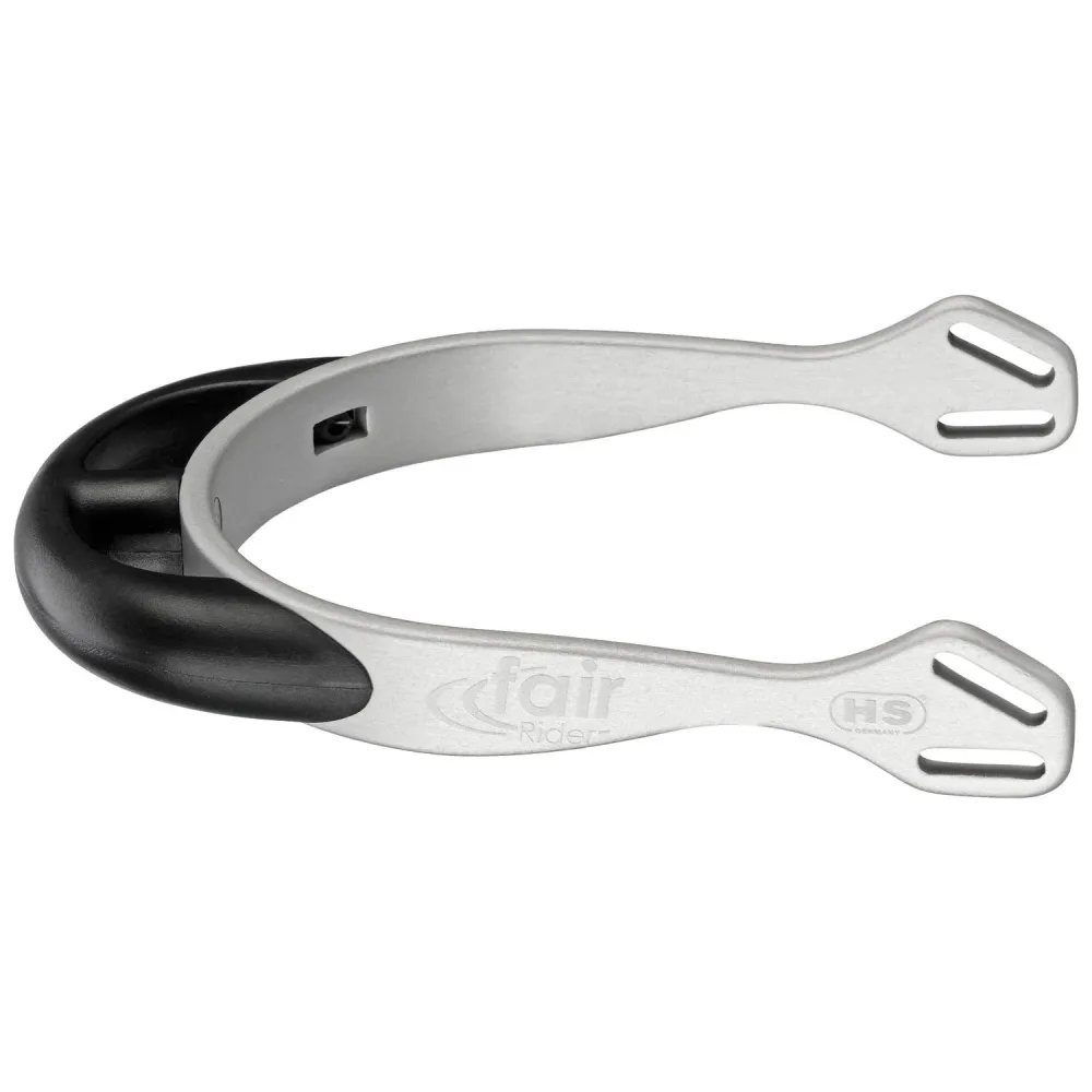 Sprenger fairRider Sporen Aluminium schwarz dick abgerundet