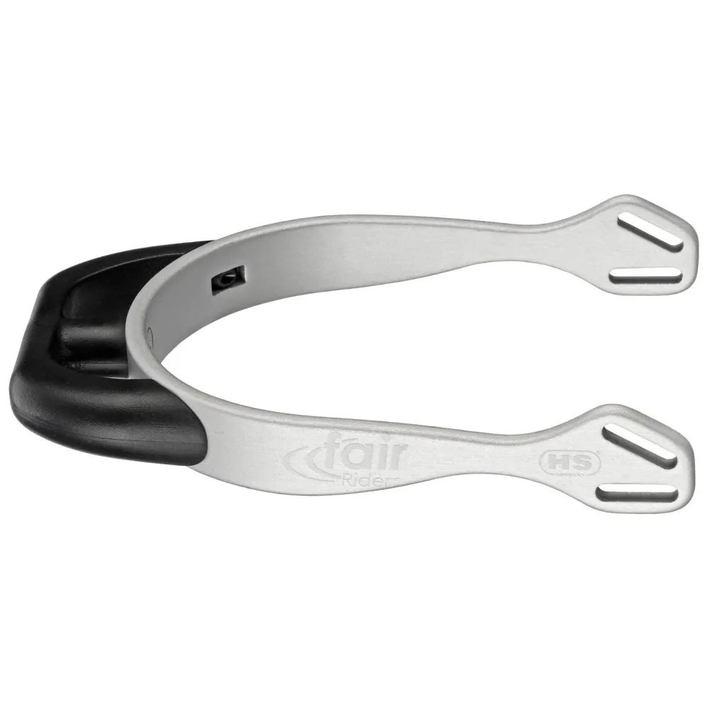 Sprenger fairRider Sporen Aluminium schwarz rund abgeflacht