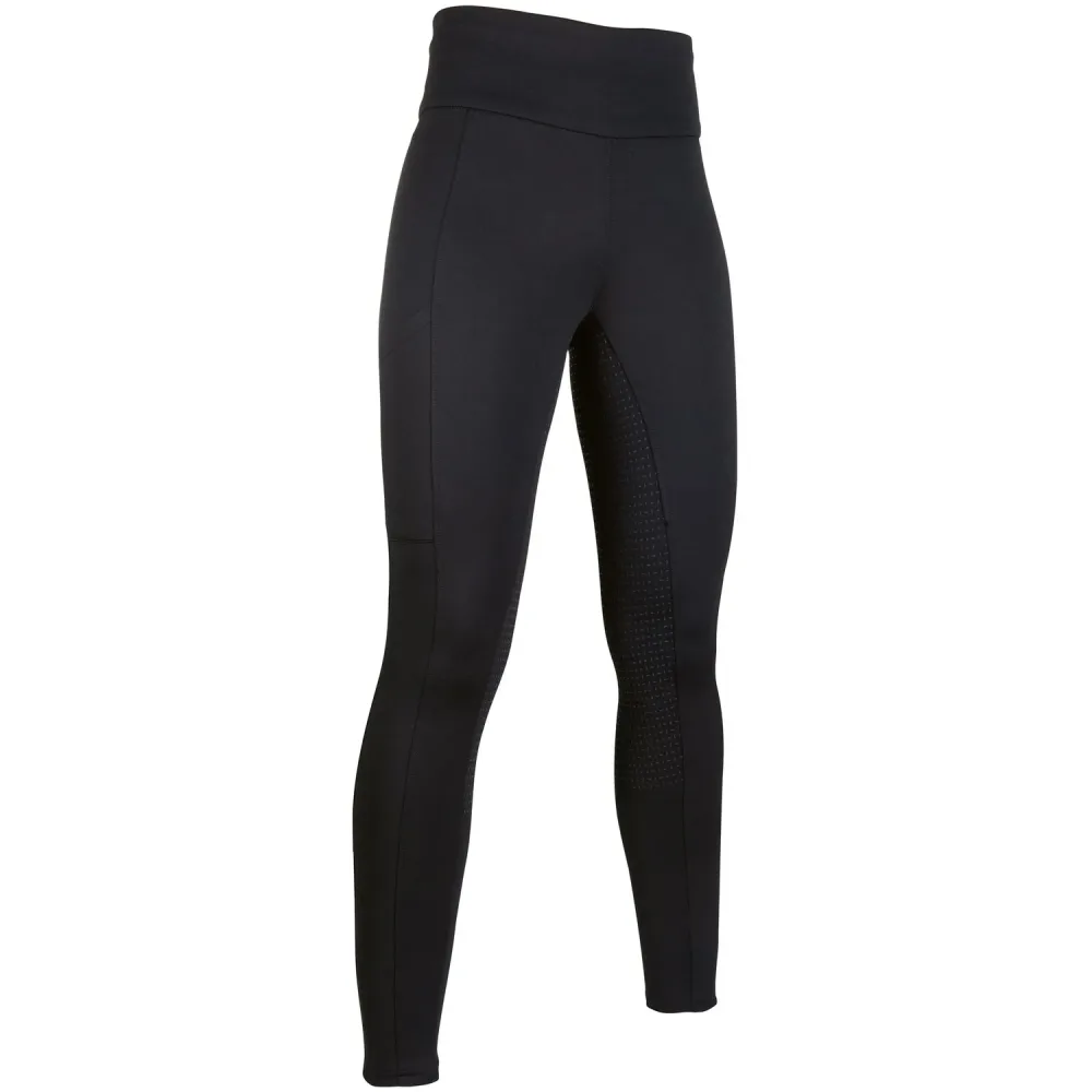 HKM Cosy Style Silikon Vollbesatz Reitleggings Winter Damen und Kinder