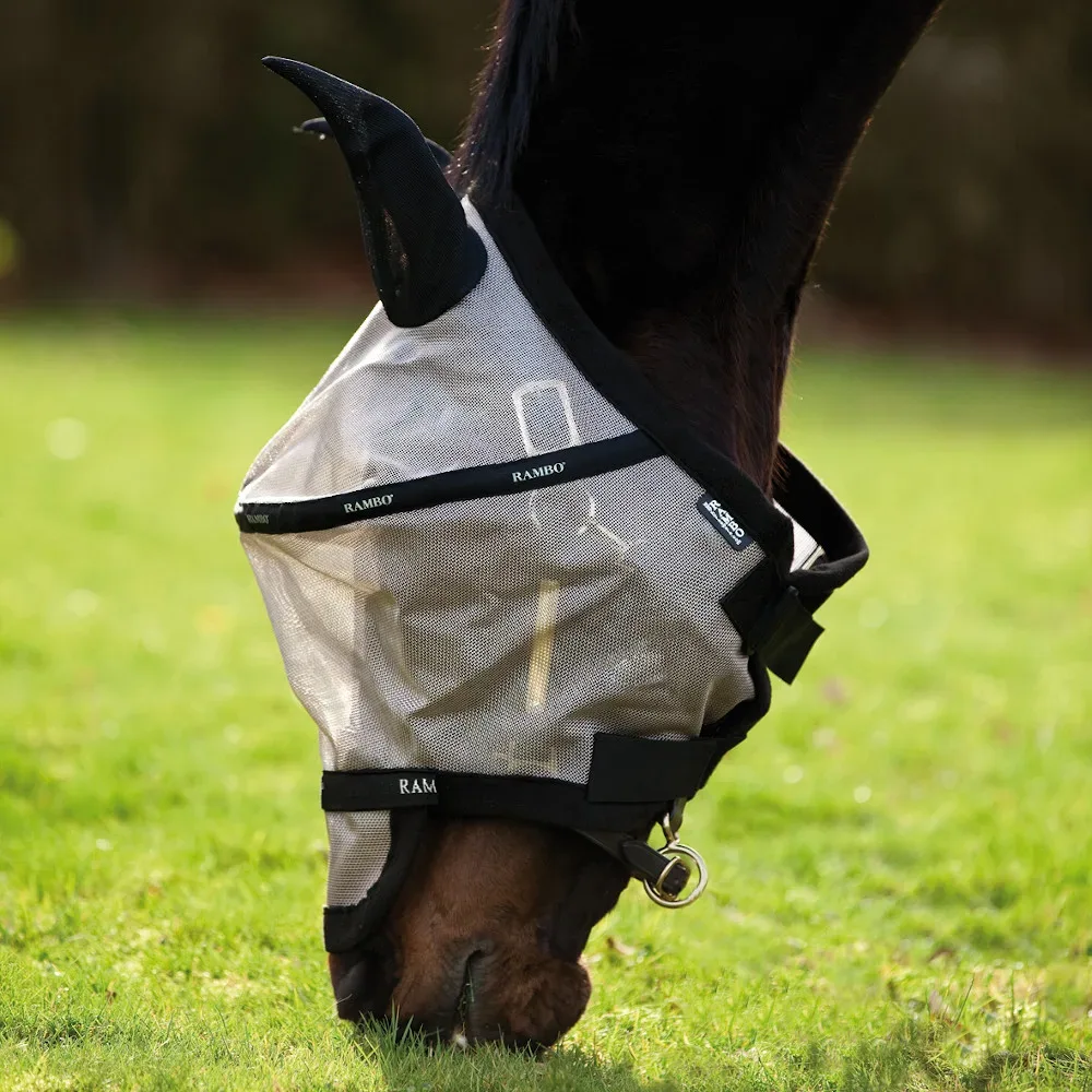 Horseware Rambo Plus Fly Mask Untreated