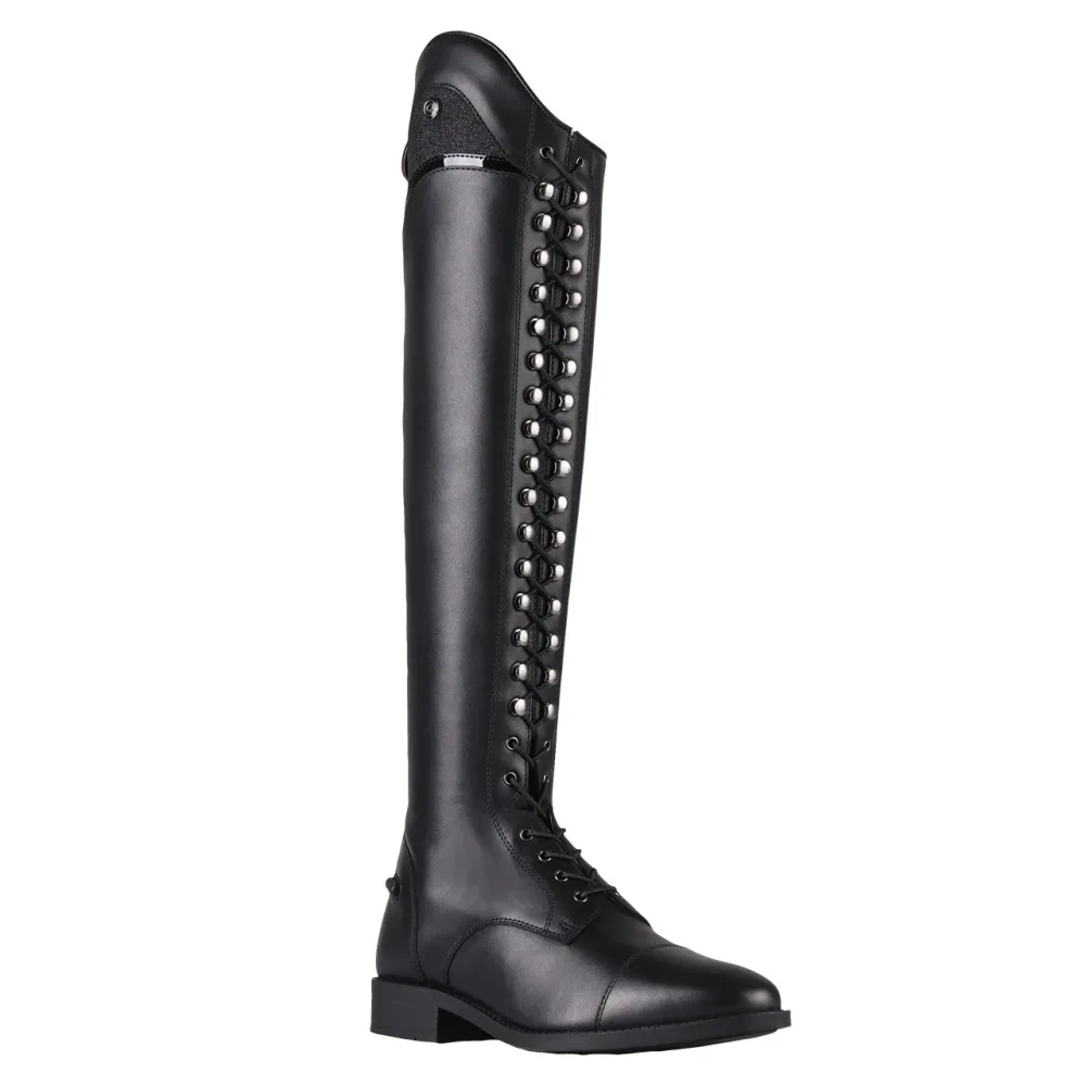 QHP Leder Reitstiefel Hailey Breit