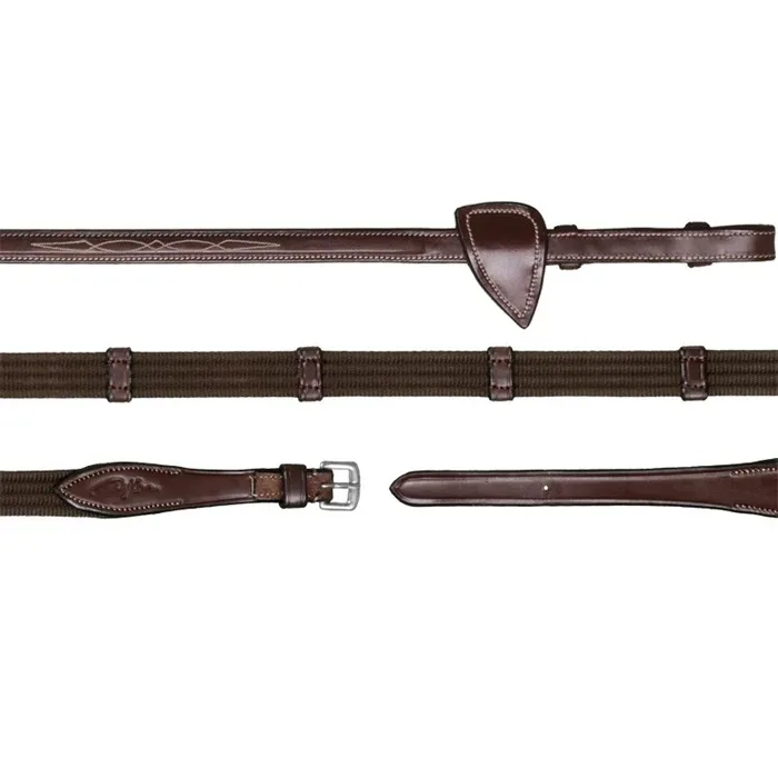 Dyon Hunter Collection Gurtzügel mit 9 Stegen 16mm