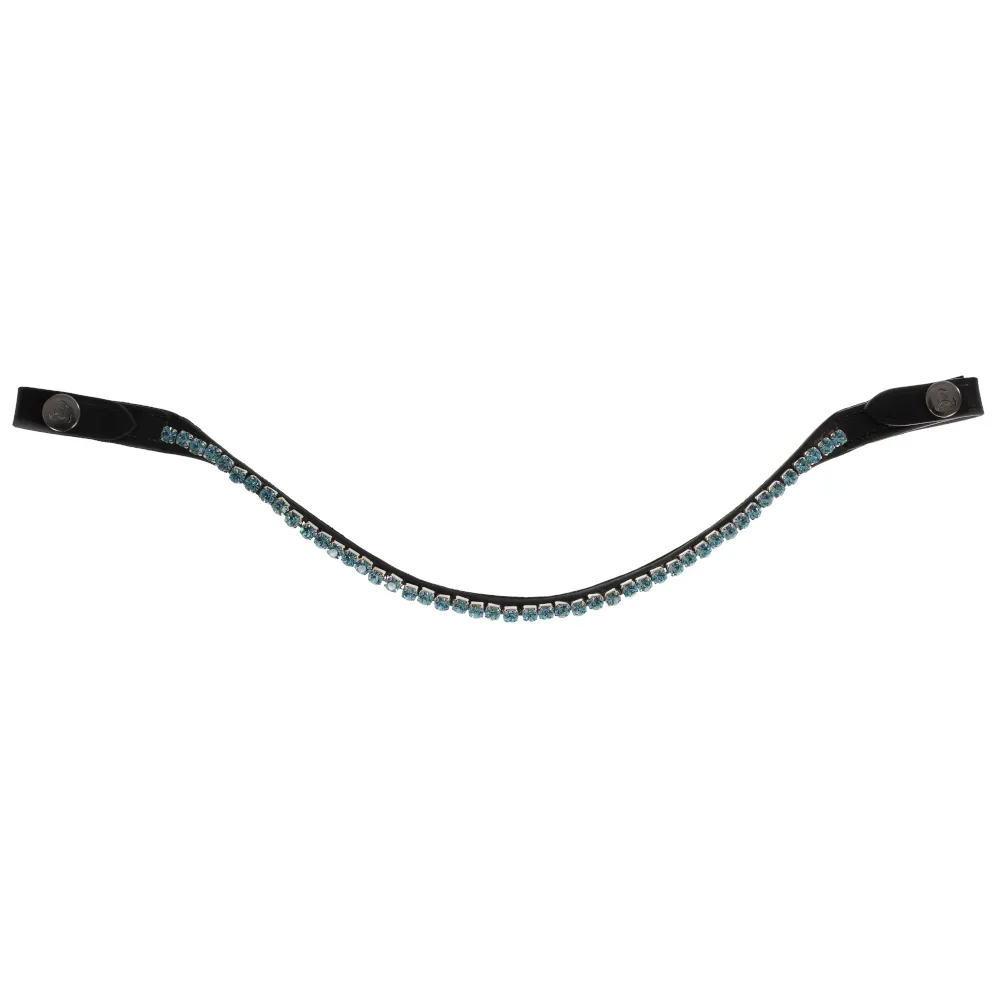 Acavallo Stirnband mit runden Kristallen Crystal