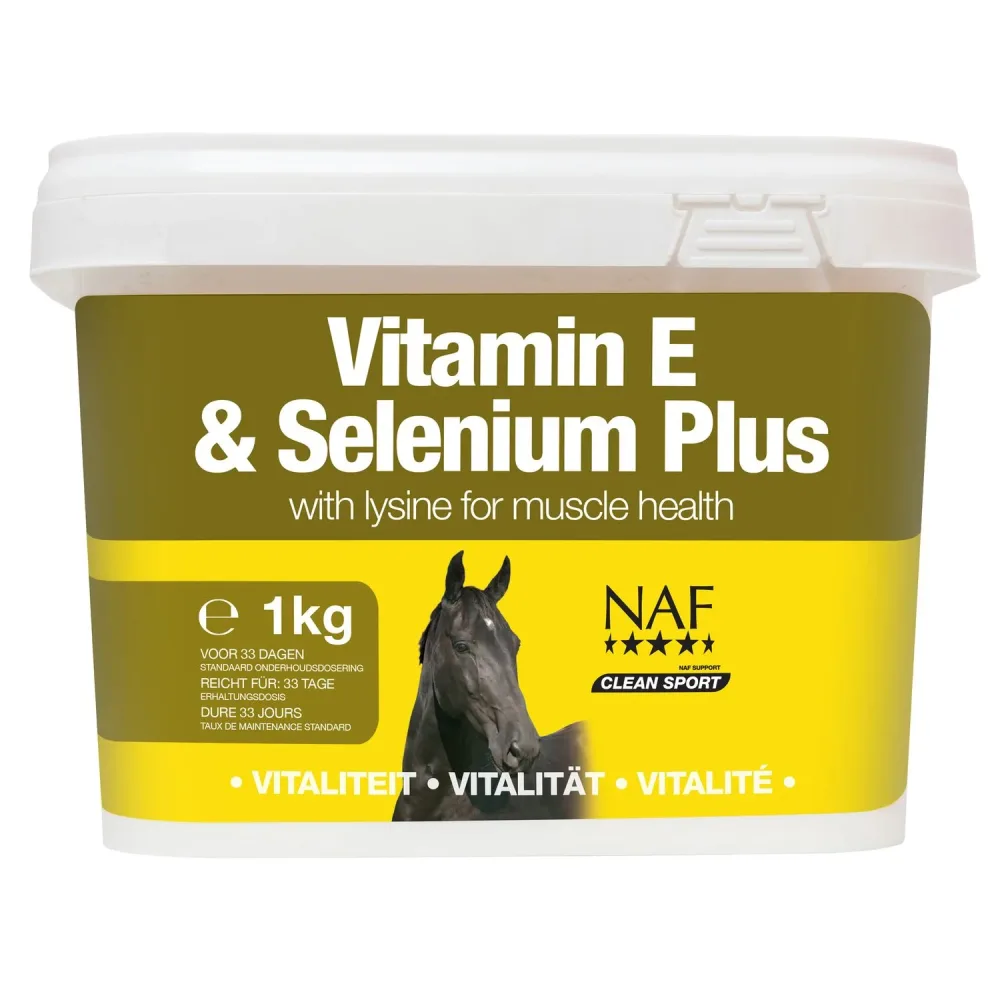 NAF Vitamin E und Selenium Plus unterstützt die Muskelfunktion