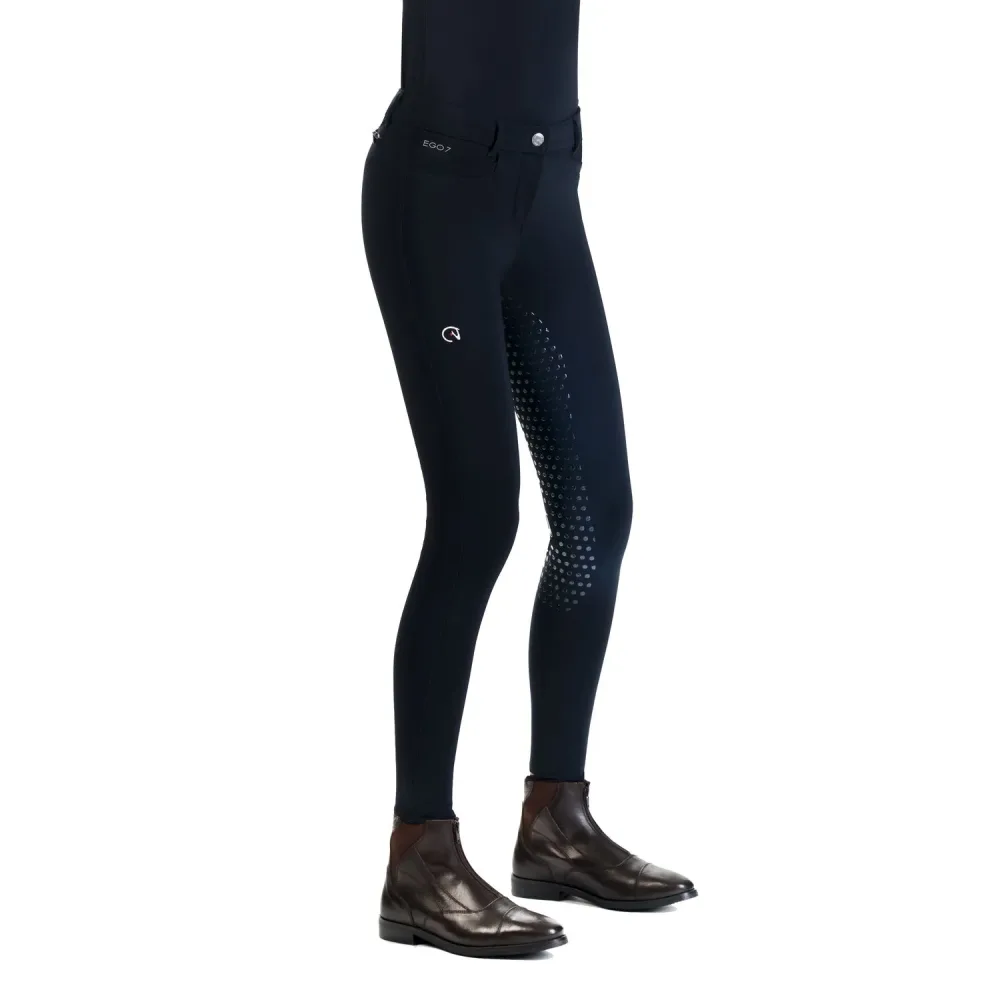 EGO 7 Damenreithose Dressage CA Breeches Vollbesatz High Waist
