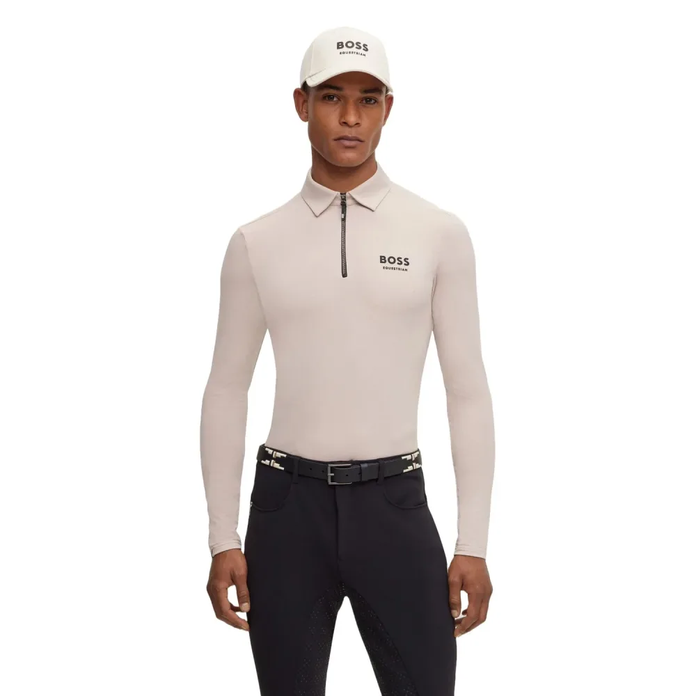BOSS Equestrian Elton Signature Stripe Polo Herren