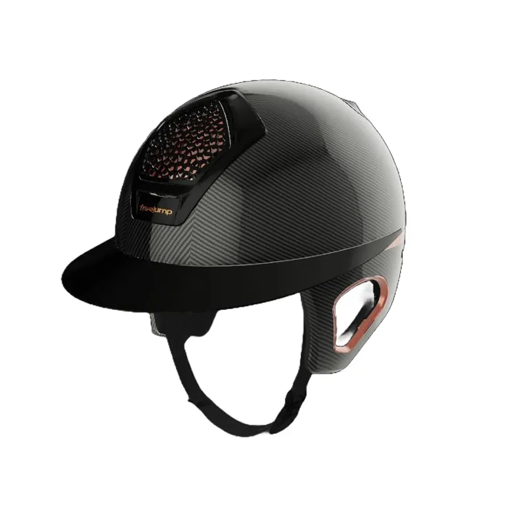 Freejump Voronoi Carbon Templet Protection Rosegold Reithelm