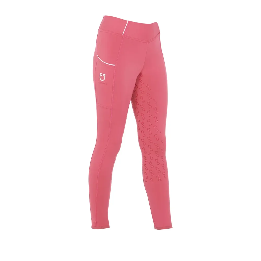 Equestro Slim Fit Vollgrip Reitleggings Kinder