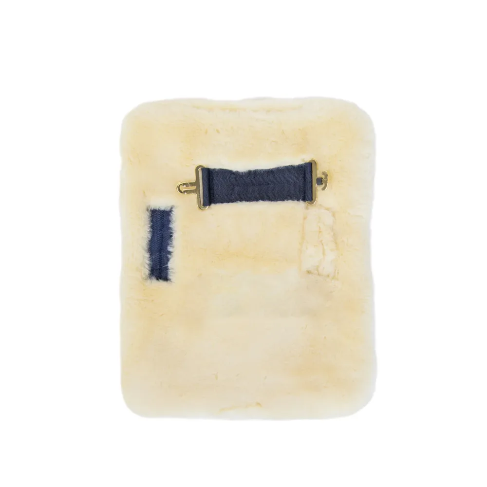 Kentucky Horsewear  Chest Expander Vegan Sheepskin 1 Buckle