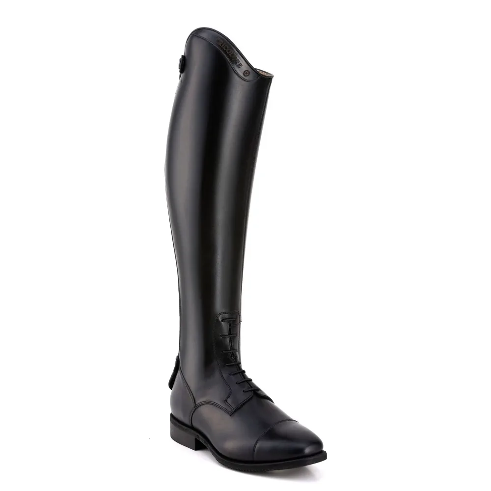 Tricolore Italo 02 Smooth Reitstiefel by DeNiro - smooth black, Größe 44/A/M