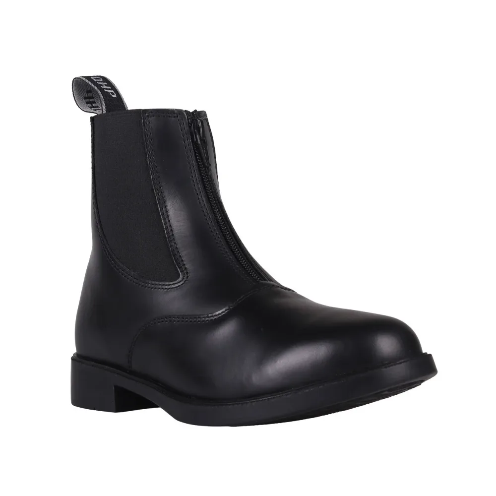 QHP Leder Stiefelette Manilla