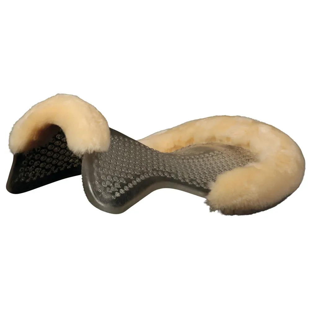 Acavallo Gel Pad hinten erhöht mit Schaffell