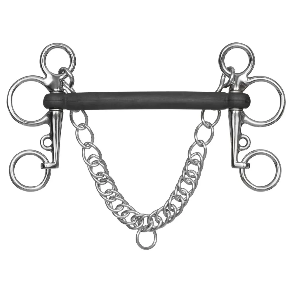 Waldhausen Gummi Pelham Stange starr gebogen