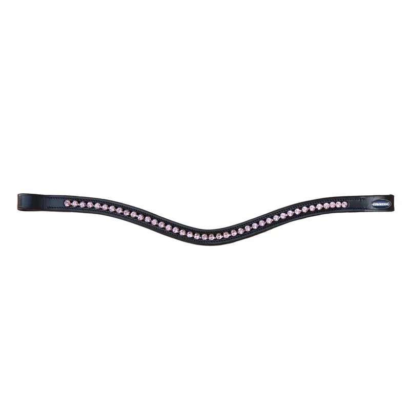 Euroriding Stirnband Glitzer Curved