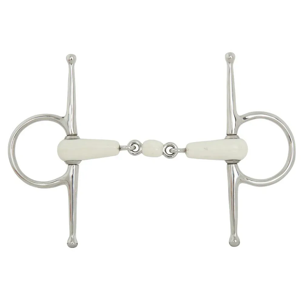 BR Knebeltrense Combo Comfort dopp. gebroch. 18mm Shanks 165mm