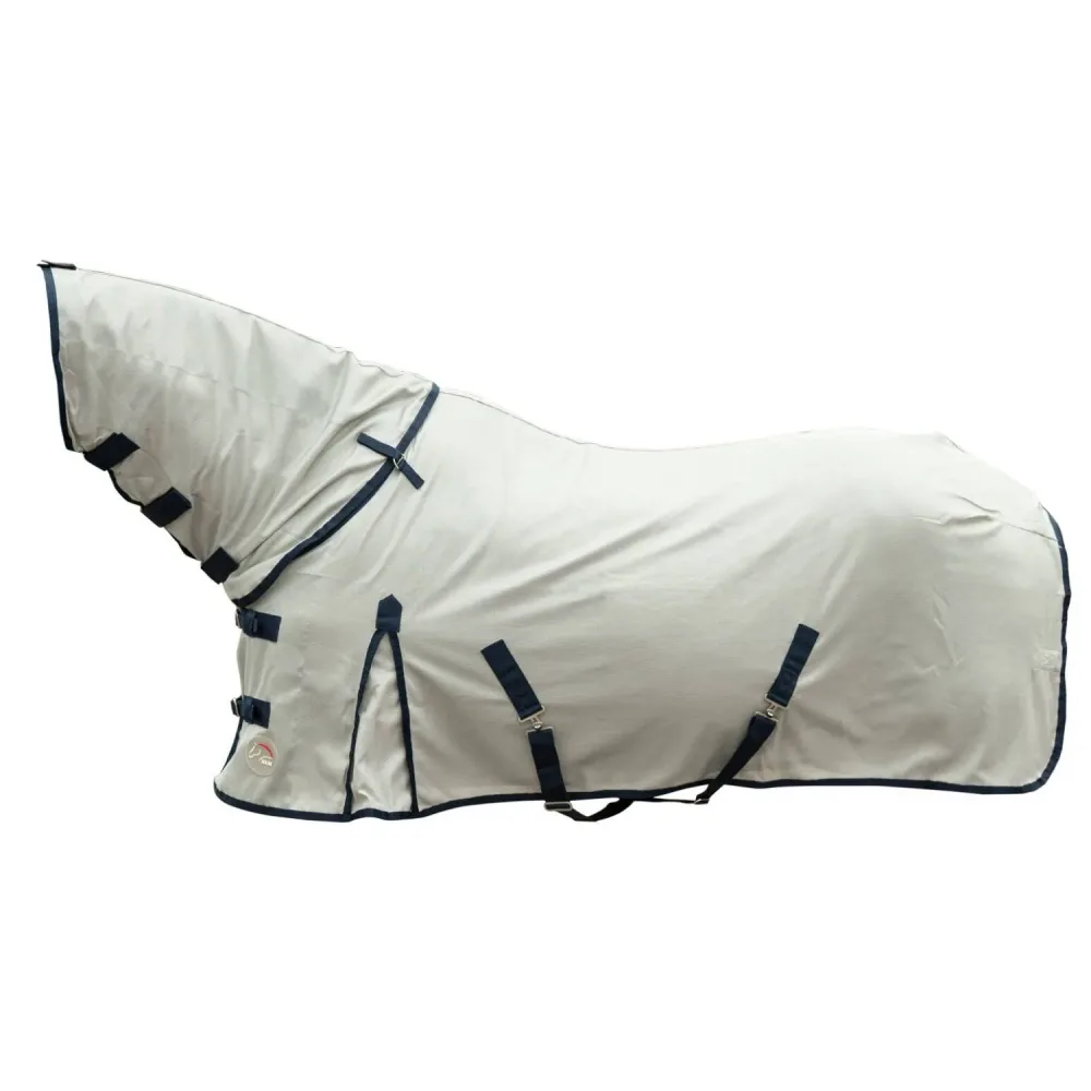 HKM Fliegendecke Rain II mit abnehmbarem Halsteil