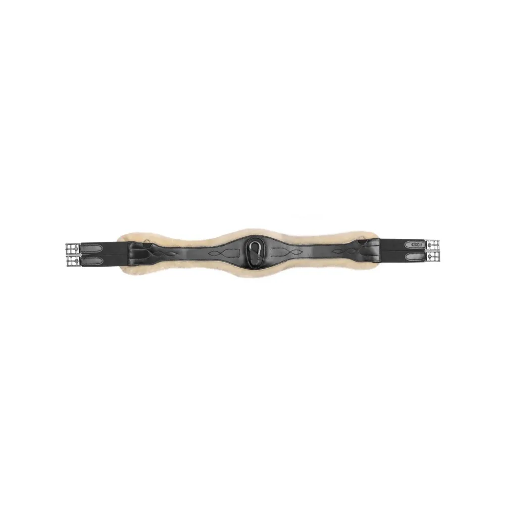 Waldhausen Ledersattelgurt mit ECO Wool