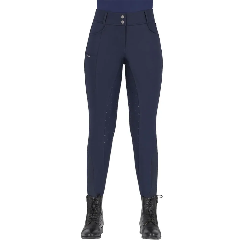 QHP Reithose Lymee Softshell Vollbesatz Damen