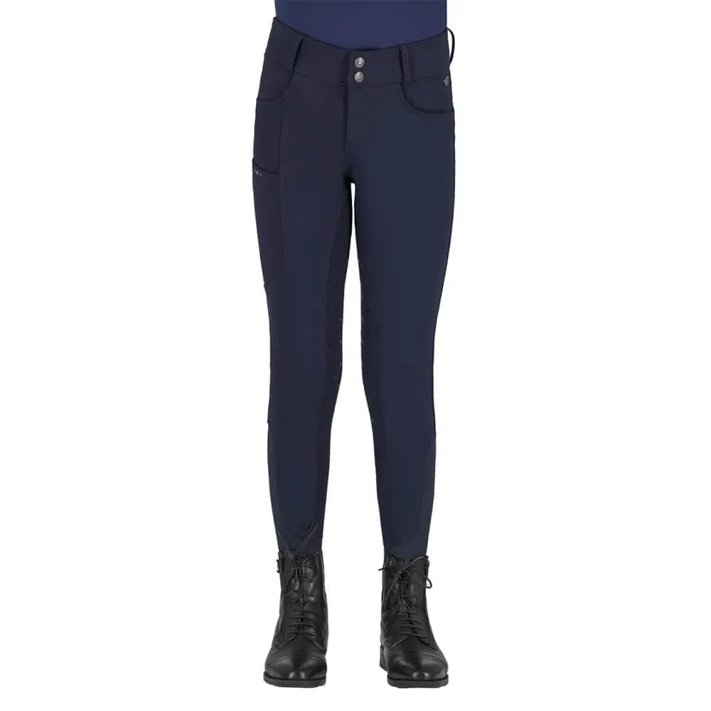 QHP Reithose Lymee Softshell Kinder Vollbesatz