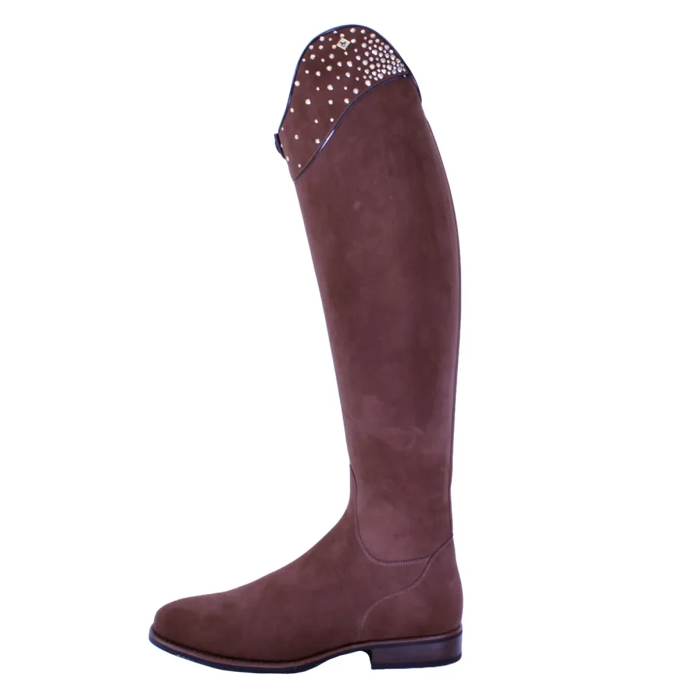 DeNiro Bellini Camoscio Legno Reitstiefel