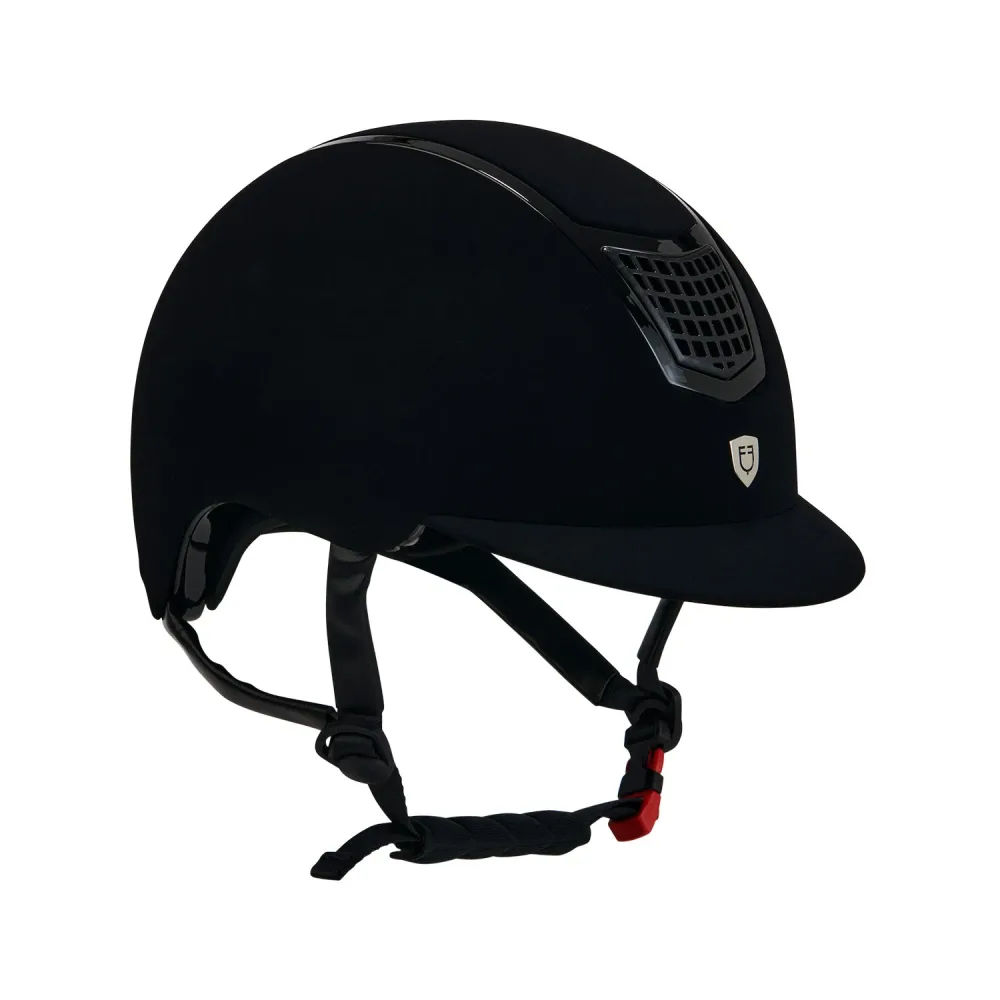 Equestro Eclipse Plain Velvet Ultralight Reithelm