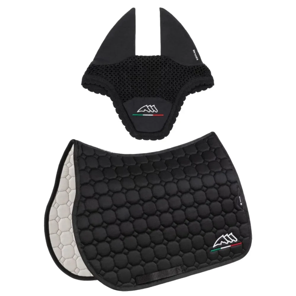 Equiline Eqflaggy Schabracke und FliegenhaubeSet
