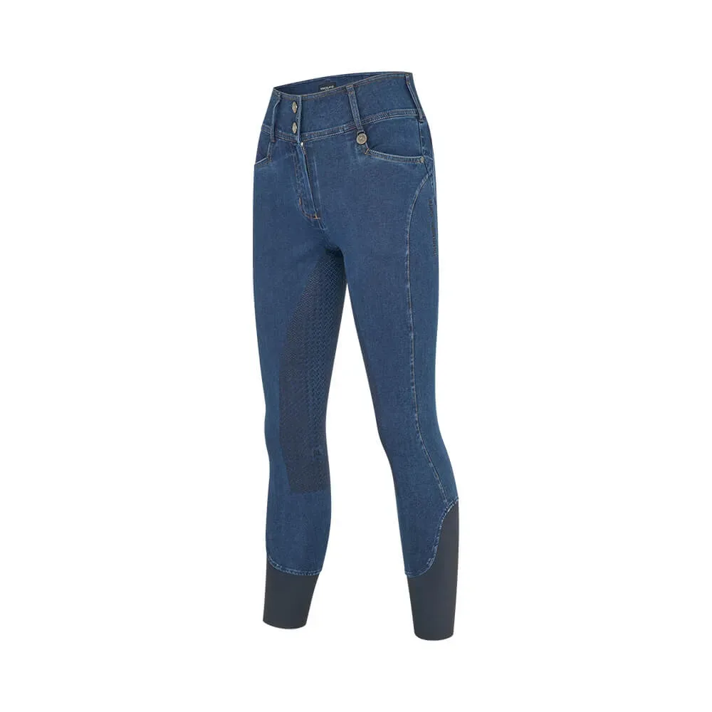 Kingsland KLKayce Reithose in HForm mit FullGrip aus Denim für Damen