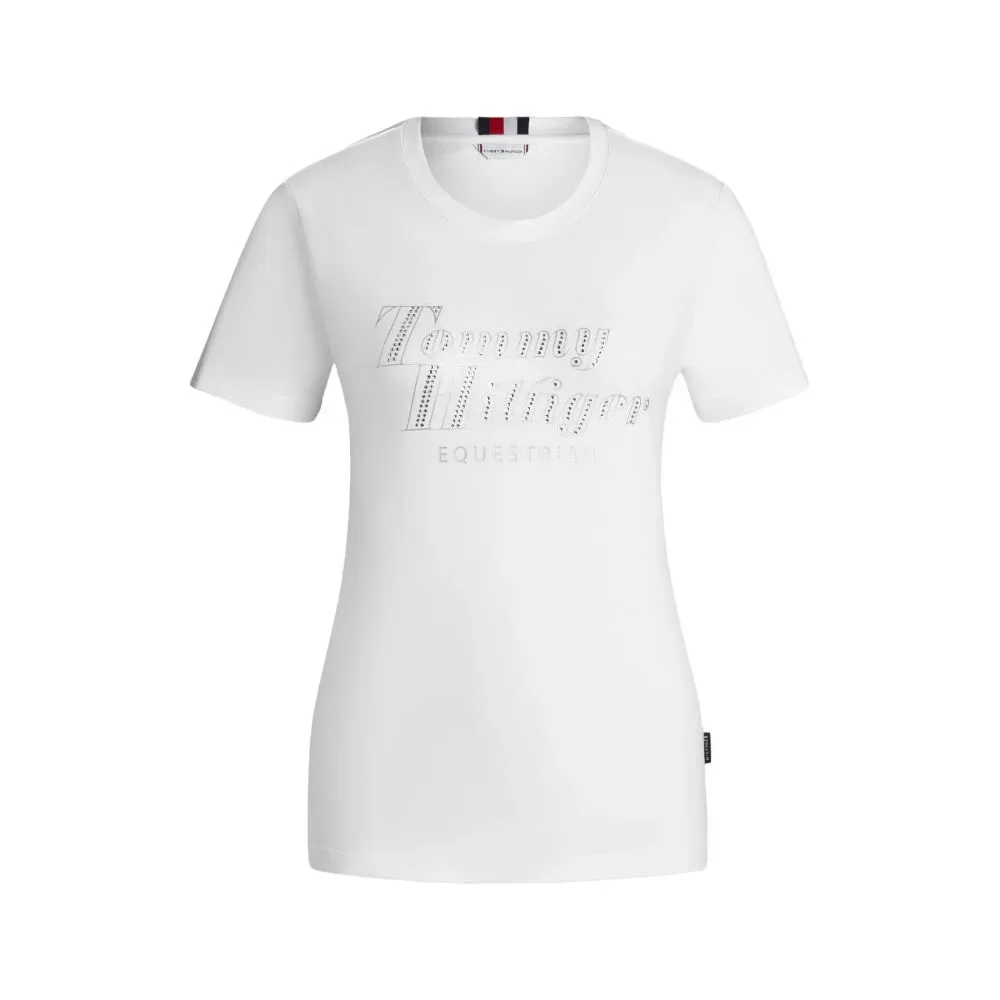 Tommy Hilfiger Equestrian Malibu Rhinestone TShirt Damen