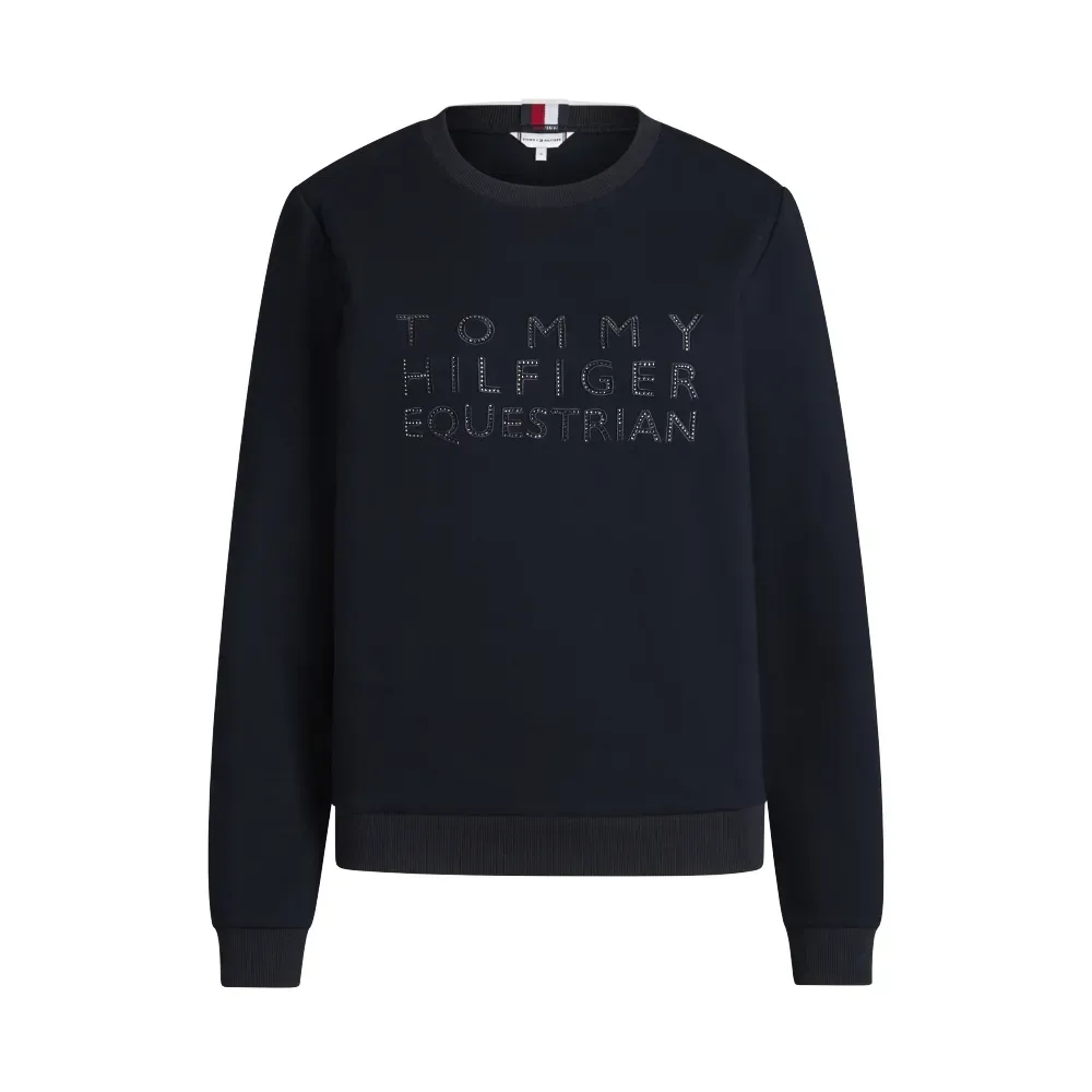 Tommy Hilfiger Equestrian Belair Rhinestone Sweatshirt Damen