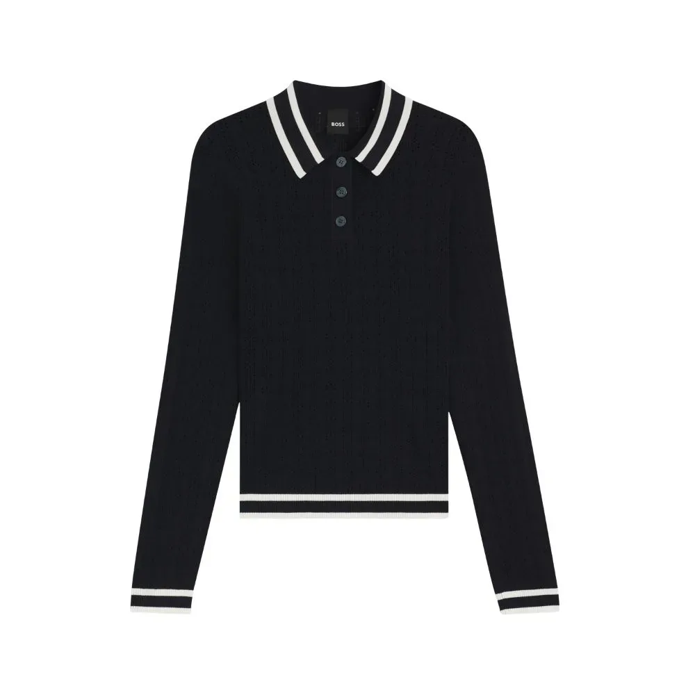 BOSS Equestrian Pam Strick Polo Ajor Damen