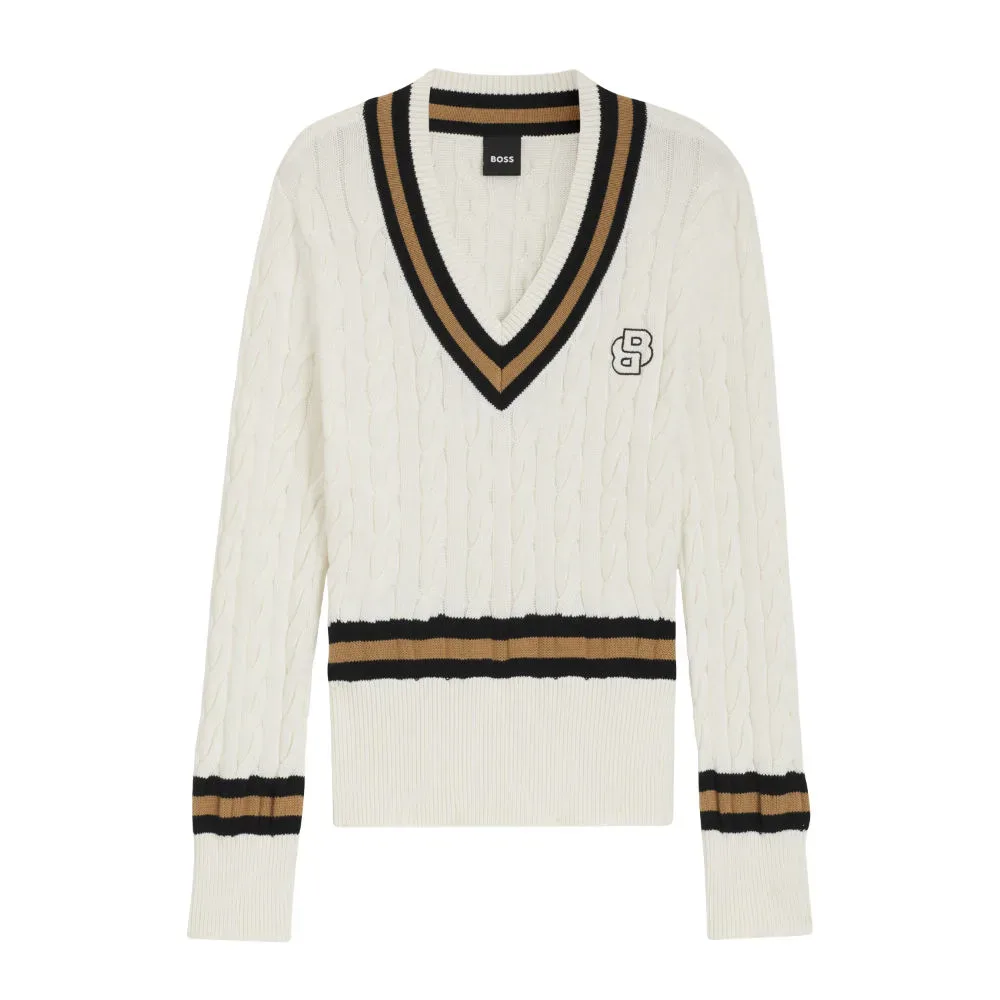BOSS Equestrian Paula Strickpullover Cable Damen