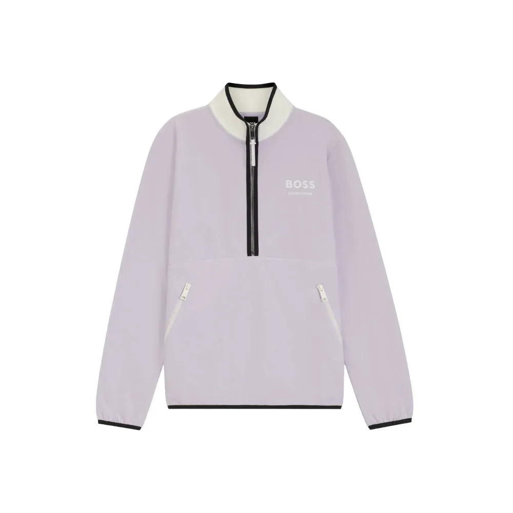 BOSS Equestrian Fedora Half Zip Felpa Damen