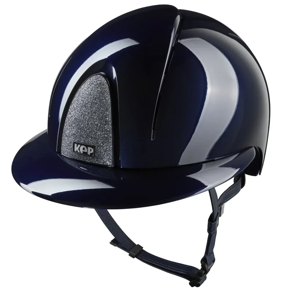 KEP Smart Nova Metal Polish Star Silver Polo Visor Reithelm