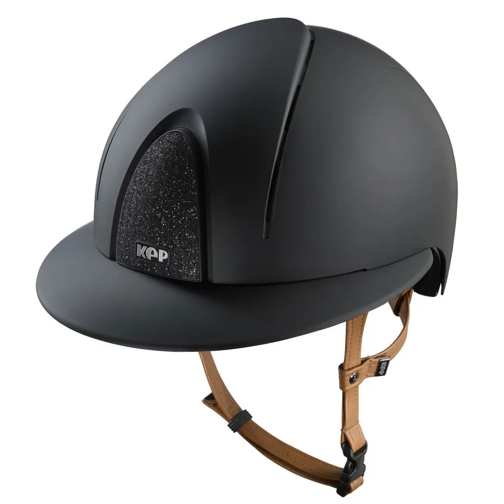 KEP Smart Nova Textile beige Strap Polo Visor Star Reithelm