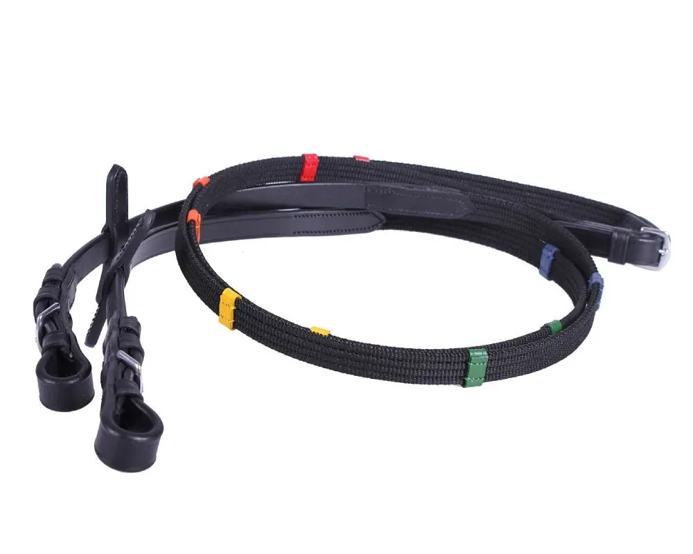 QHP Zügel farbig mit Stops