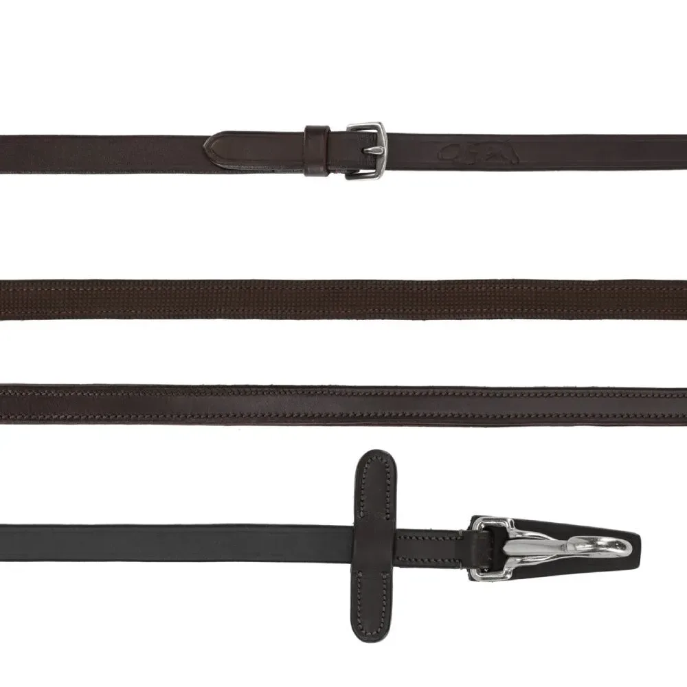 QHP Zügel mit Gummiunterseite mit Clip