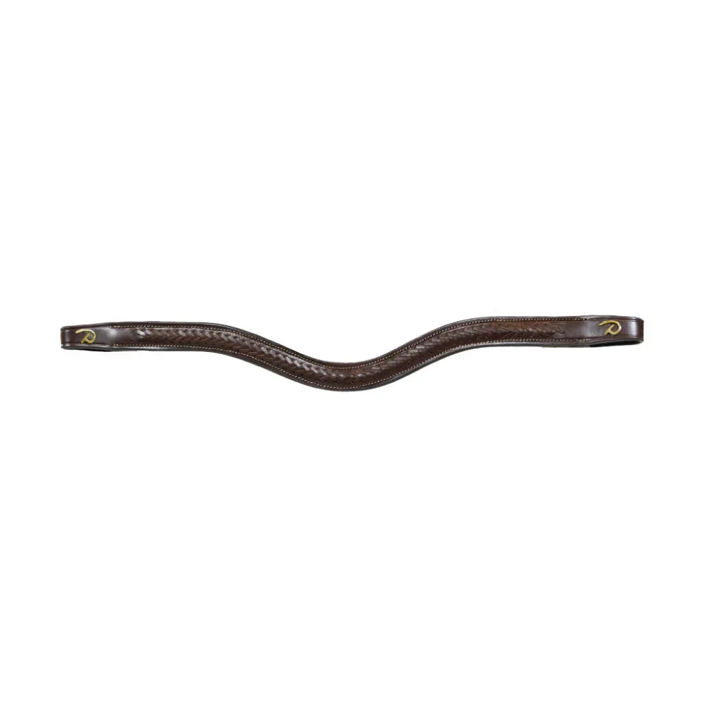 Dyon Vförmiges Stirnband mit geflochtenem Leder D Collection