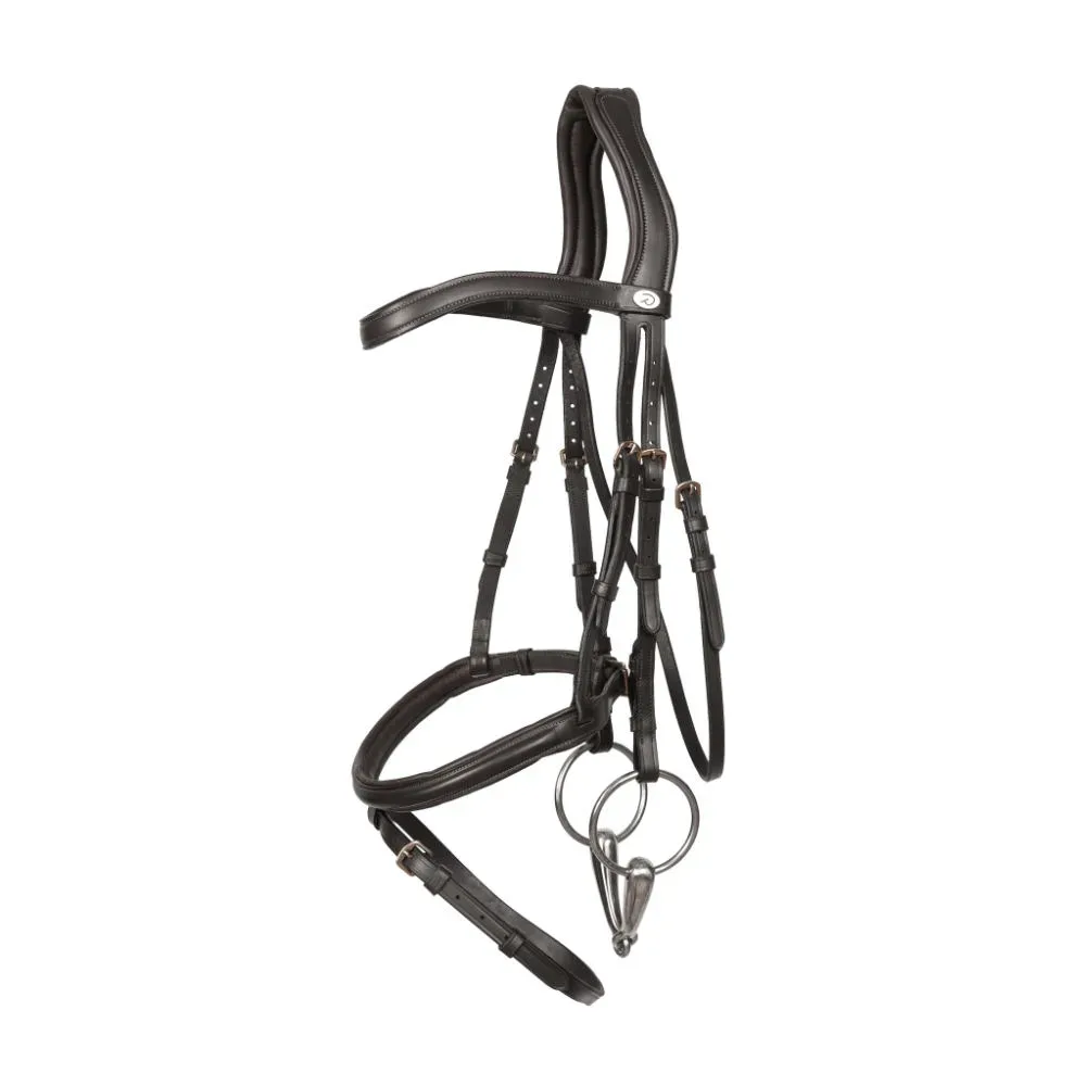 Dyon Trense mit kombiniertem Reithalfter aus weichem Leder