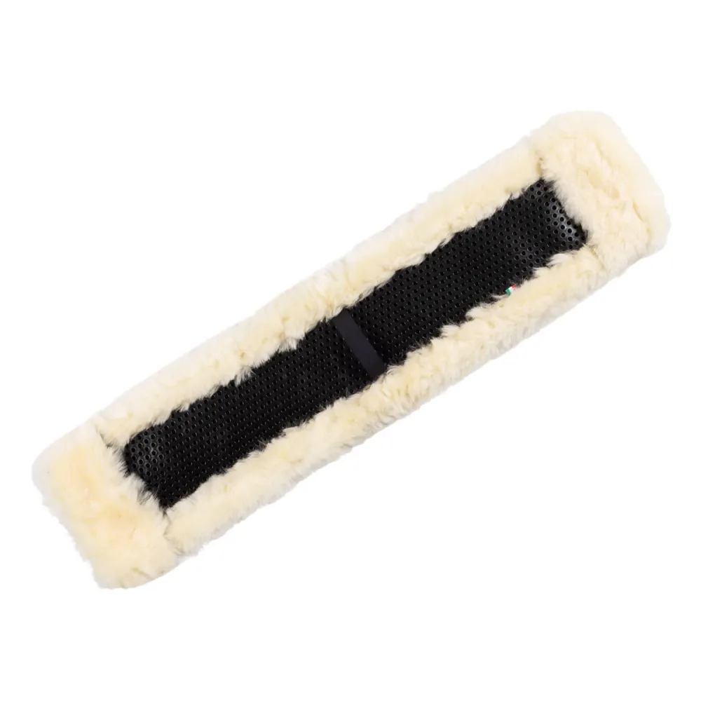 Acavallo Western Wide Gelgurt mit Lammfell