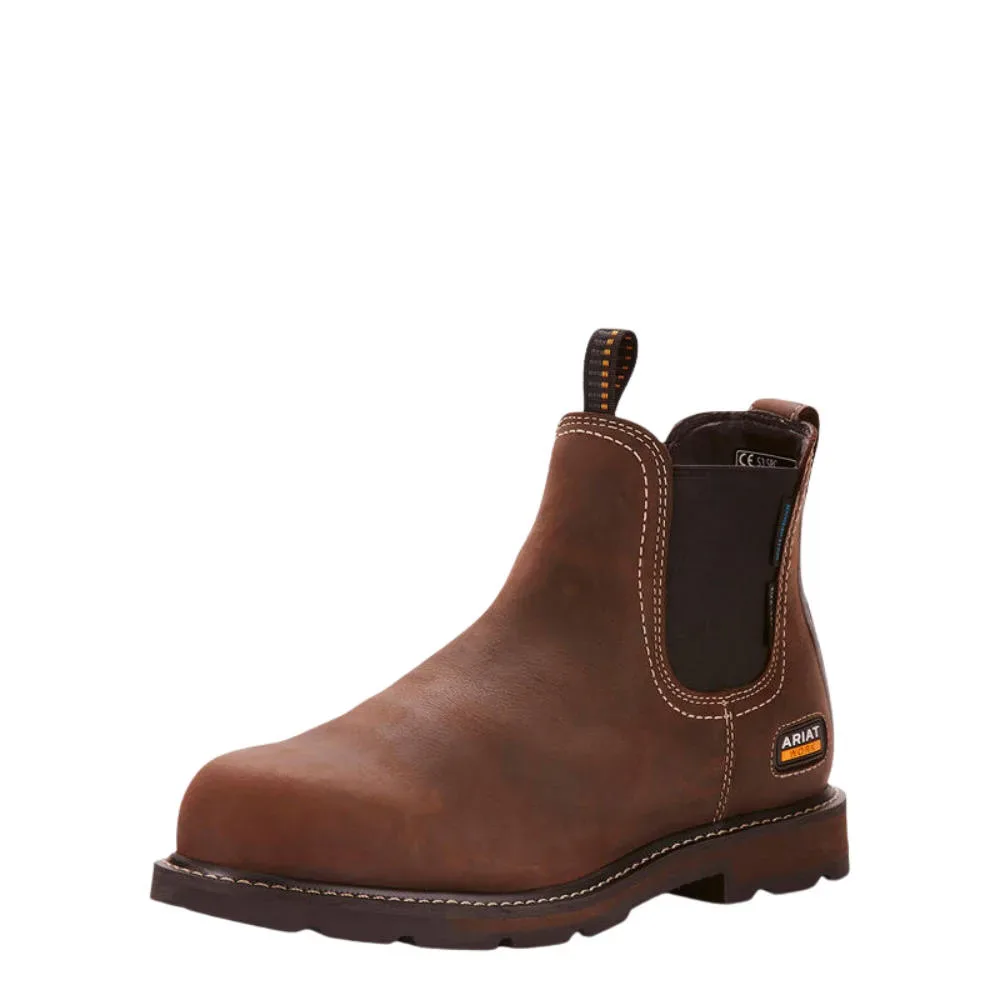 Ariat Groundbreaker 6 wasserdichter Arbeitsschuh ohne Schnürsenkel Herren