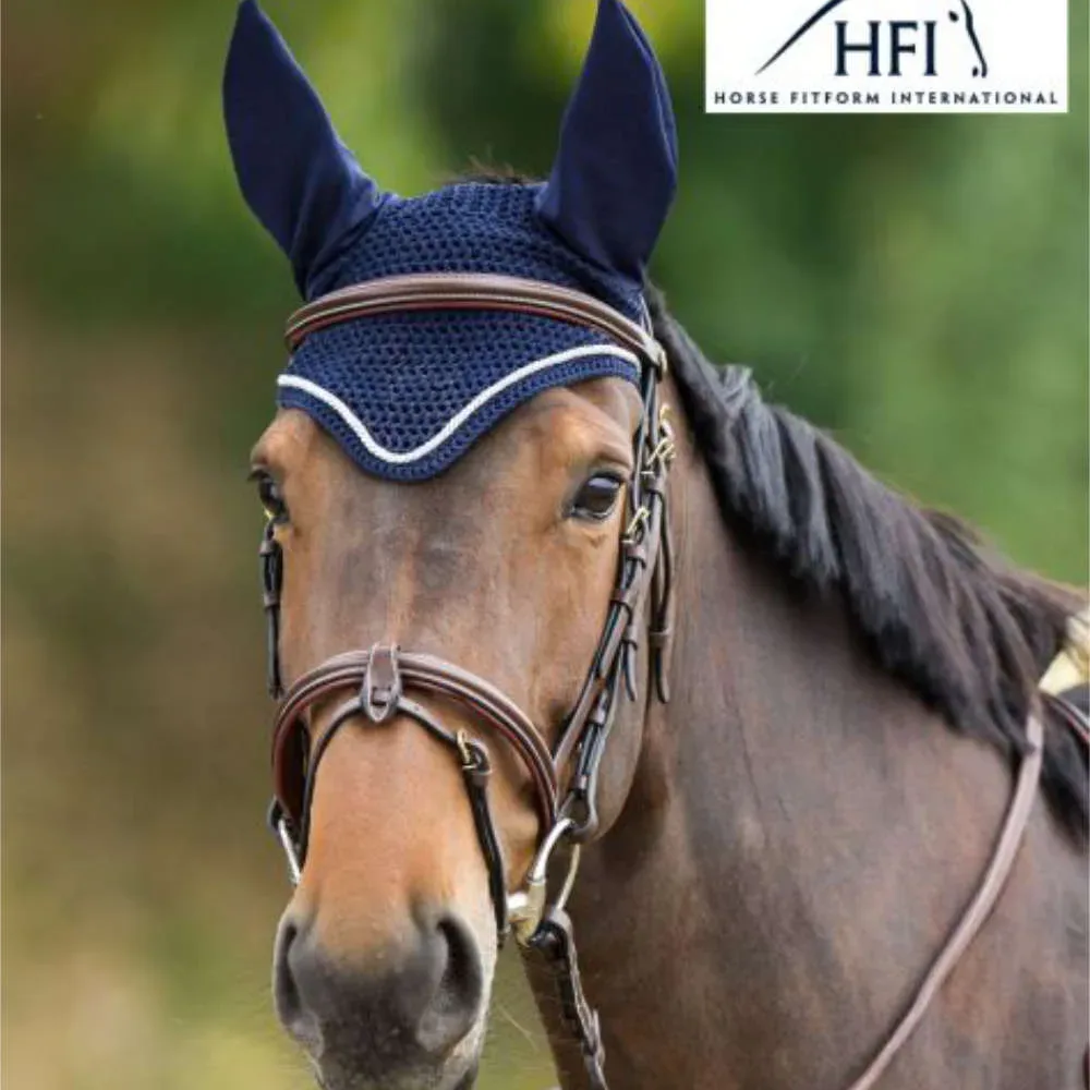 HFI anatomische Trense mit Ziernähten Elegant