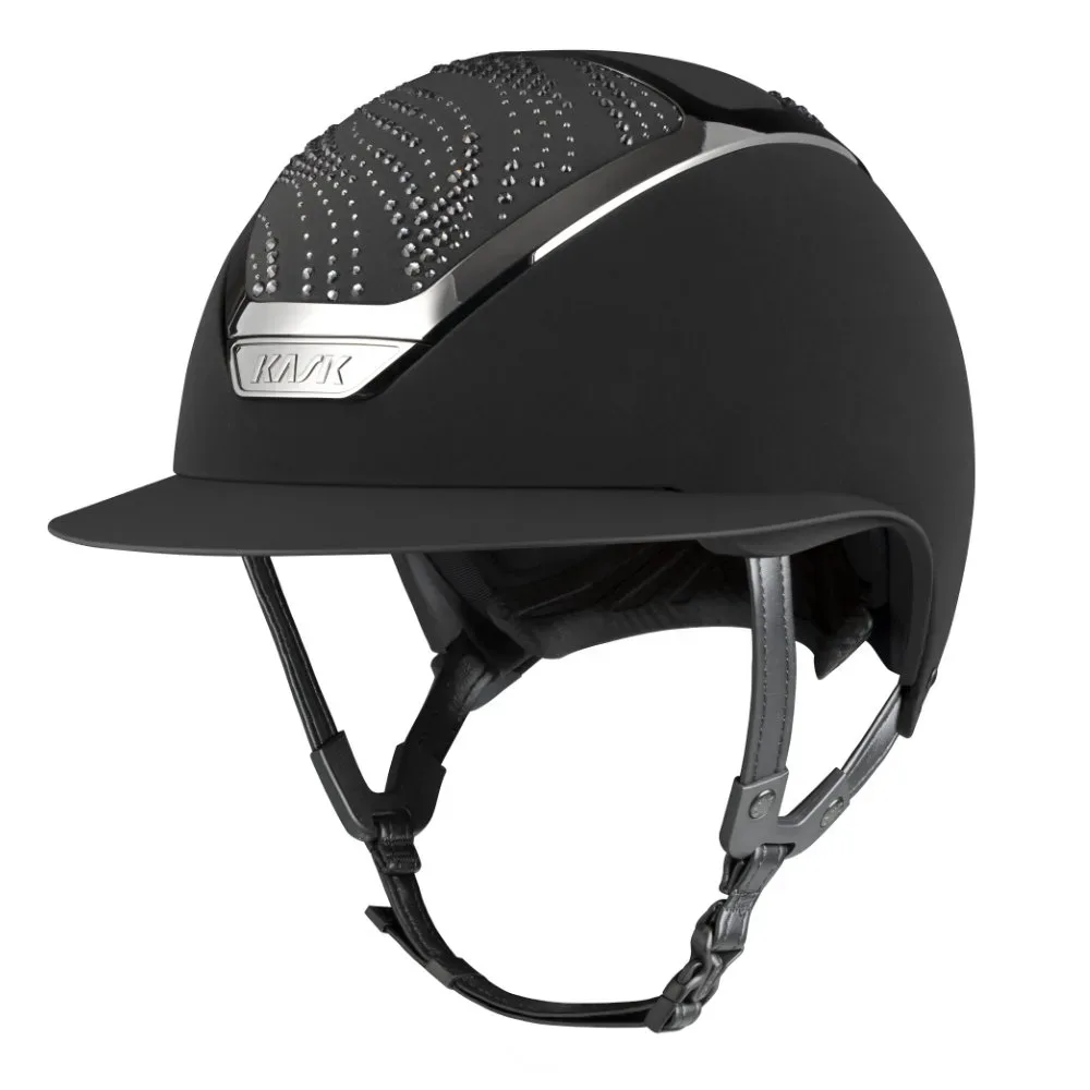 KASK Star Lady Chrome Swarovski Flow Reithelm